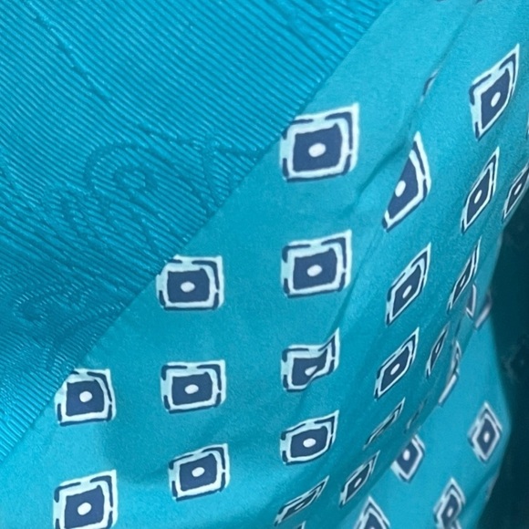 Chico’s Beautiful Lined Turquoise Blazer Jacket Coat Size 2 - Picture 5 of 9